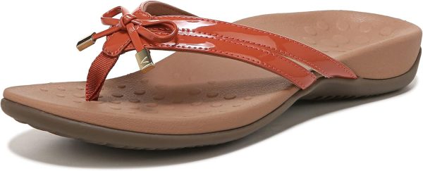 Vionic Women's Rest Bella X Flip Flop-Comfotable Slide On Toe Posts Sandals with Orthotic Insole Arch Support, Medium and Wide Widths, Sizes 5-11, Women's Sandals