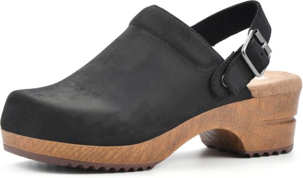 WHITE MOUNTAIN Shoes Being Leather Footbeds Clog