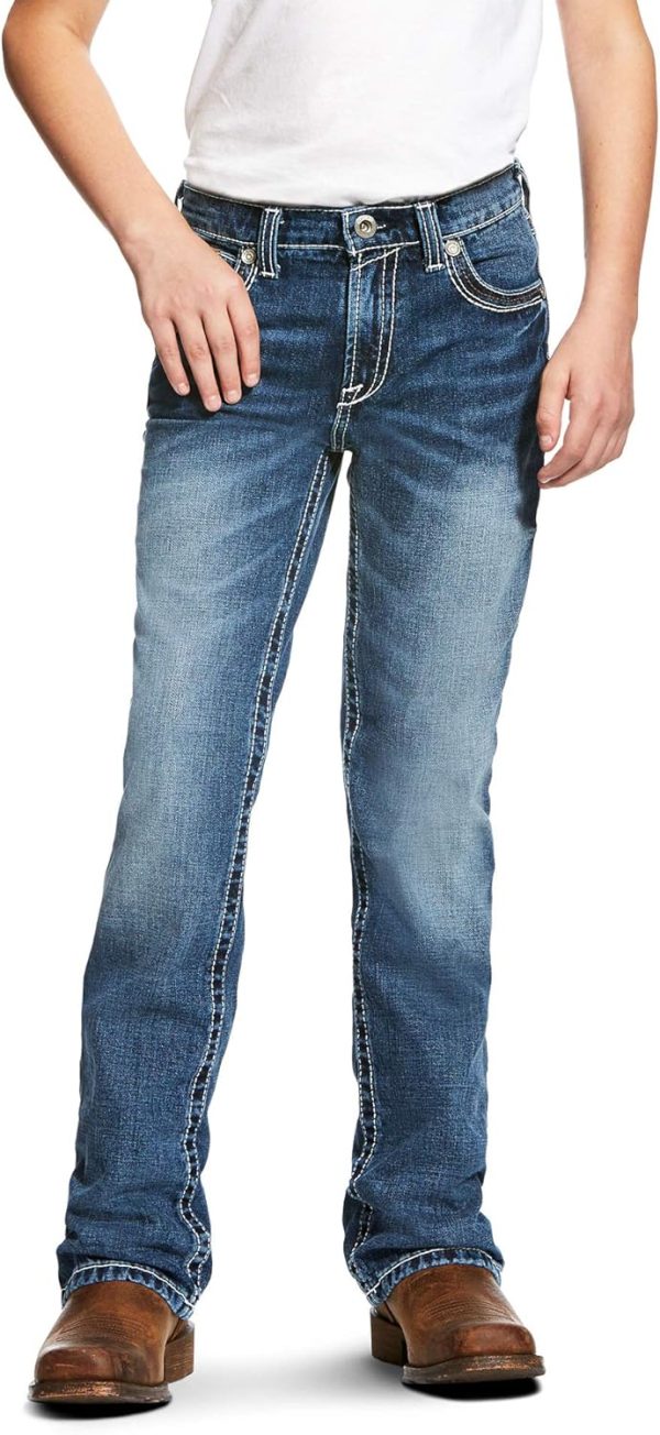 Ariat Boys' B4 Relaxed Coltrane Boot Cut Jean